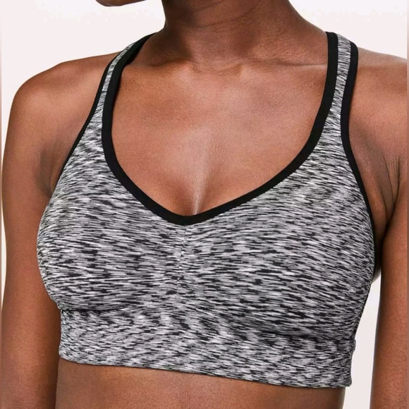 lululemon athletica Other - Lululemon Speed Up Bra C/D Spaced Out Space Dye Black White Size 10
